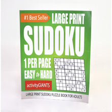 Load image into Gallery viewer, Large Print Sudoku, Easy to Hard by Activity Gaints
