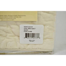 Load image into Gallery viewer, Lenox Opal Innocence Quilted Sham White European

