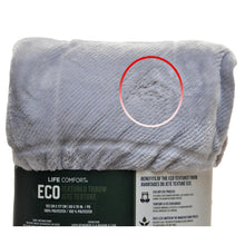 Load image into Gallery viewer, Life Comfort Eco Textured Throw Grey-Liquidation Store
