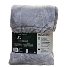 Load image into Gallery viewer, Life Comfort Eco Textured Throw Grey
