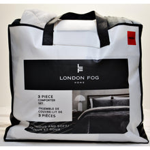 Load image into Gallery viewer, London Fog 3-piece Comforter Set Double Dark Grey-Home-Sale-Liquidation Nation
