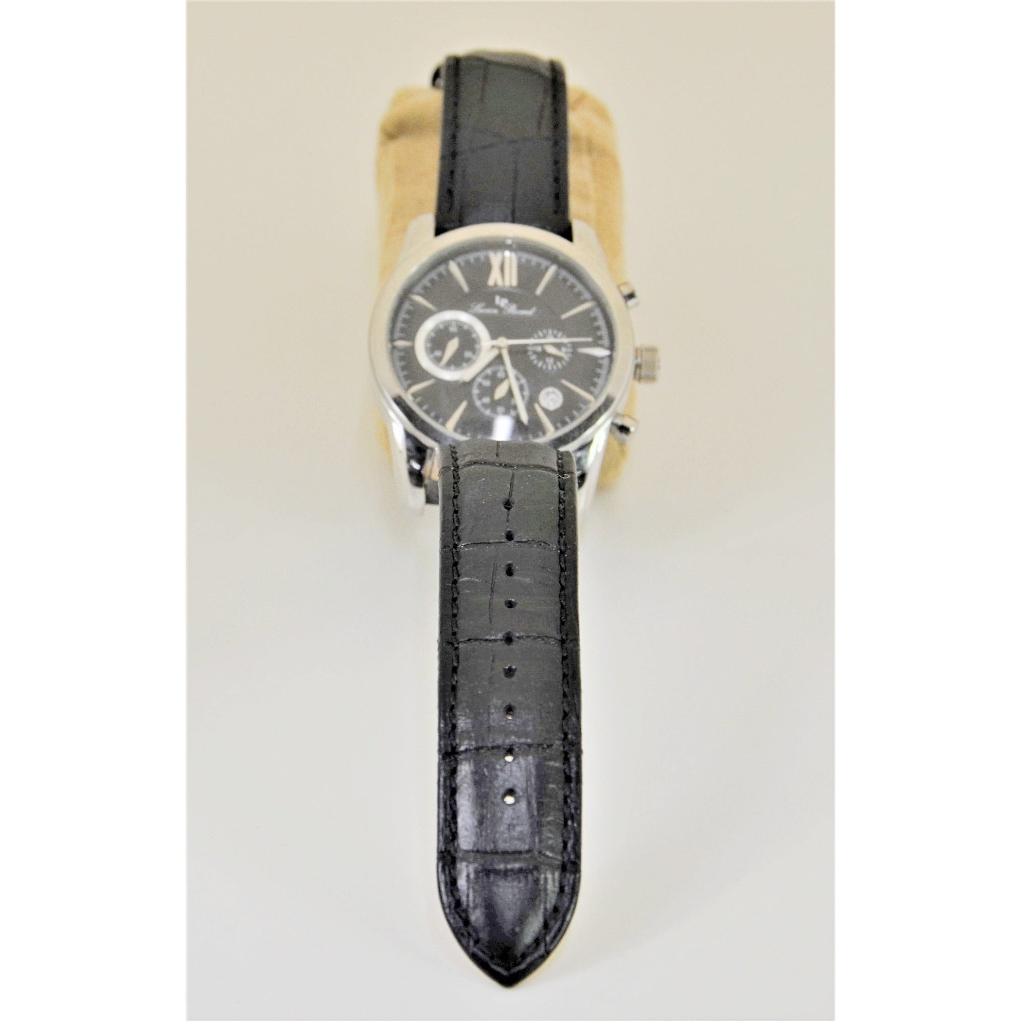 Lucien Piccard Men's Mulhacen Analog Display Japanese Quartz Black