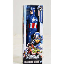 Load image into Gallery viewer, Marvel Avengers Titan Hero Series Collectible 12-Inch Captain America Action Figure 4+
