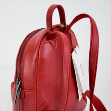 Load image into Gallery viewer, Matt &amp; Nat Dwell Collection July Mini Backpack Red
