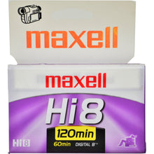 Load image into Gallery viewer, Maxell P6-120 Xrm hi-8 Professional Quality 120 Minute 8mm Film
