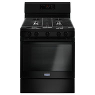 Maytag 5.0 cu. ft. 30 in Wide Gas Range with 5th Oval Burner Black MGR6600FB SN R72010607