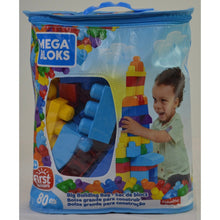 Load image into Gallery viewer, Mega Bloks Big Building Bag 80pc Kit
