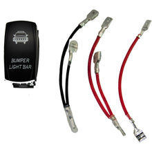 Load image into Gallery viewer, MicTuning LS081502JL Backlit Bumper Lights Rocker Switch Kit 20A12V
