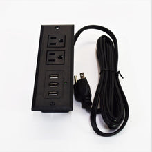 Load image into Gallery viewer, Middleway Recessed Furniture Power Strip with USB
