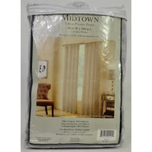Load image into Gallery viewer, Midtown Rod Pocket Curtain Panel 108&quot; Silver
