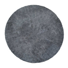 Load image into Gallery viewer, Mon Chateau Round Faux Fur Rug Black-Home-Sale-Liquidation Nation
