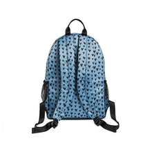 Load image into Gallery viewer, Mossimo Supply Co. Women&#39;s Heart Print Nylon Backpack Handbag Blue
