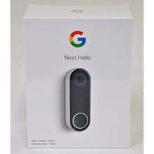 Load image into Gallery viewer, Nest Hello Smart Wi-Fi Video Doorbell, Wired - White-Home-Sale-Liquidation Nation
