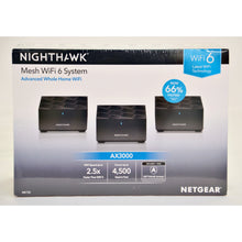 Load image into Gallery viewer, Netgear Nighthawk AX3000 Mesh Wi-Fi 6 System Advanced Whole Home Wi-Fi-Electronics-Sale-Liquidation Nation
