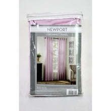 Load image into Gallery viewer, Newport Grommet Window Curtain Panel 84&quot; and 95&quot; Light Pink
