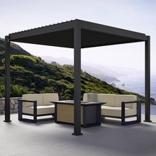 Load image into Gallery viewer, Mirador 10x10 Adjustable Louvered Aluminum Pergola
