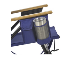 Load image into Gallery viewer, NHL 4-Position Folding Chair With Wood Arms
