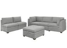 Load image into Gallery viewer, Thomasville Tisdale - 6-Piece Upholstered Fabric Sectional with Storage Ottoman
