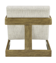 Load image into Gallery viewer, Thomasville Fabric Accent Chair with Wood Base
