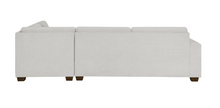 Load image into Gallery viewer, Thomasville Miles Right-hand Facing 3-piece Fabric Sectional with Storage Ottoman ( Beige)
