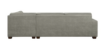 Load image into Gallery viewer, Thomasville Miles Right-hand Facing 3-piece Fabric Sectional with Storage Ottoman ( Grey)
