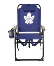Load image into Gallery viewer, NHL 4-Position Folding Chair With Wood Arms
