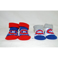 Load image into Gallery viewer, NHL Montreal Canadiens Infant Booties 2 Pair 0-12 Months
