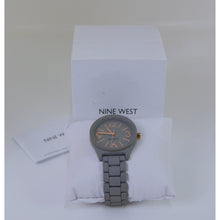 Load image into Gallery viewer, Nine West Ladies Gray and Rose Gold Quartz Watch
