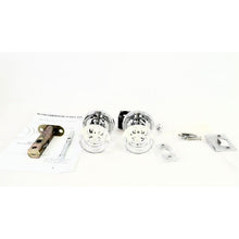 Load image into Gallery viewer, Nostalgic Warehouse 712490 Round Clear Crystal Privacy Knob Set
