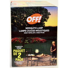 Load image into Gallery viewer, Off! Mosquito Lamp Insect Repellent 2 Pack
