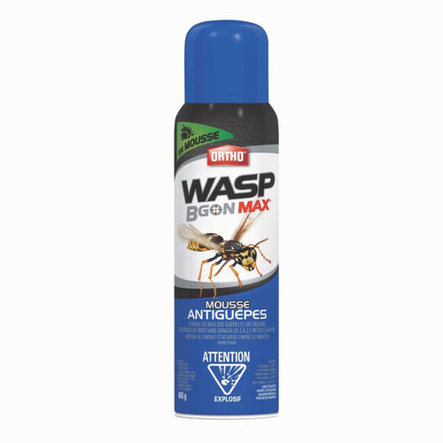 Ortho Wasp B Gon MAX Outdoor Foam Wasp Killer Aerosol Spray 400g