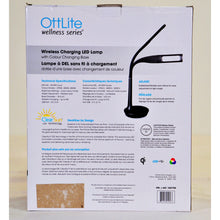Load image into Gallery viewer, OttLite Wireless Charging LED Lamp with Colour- Changing Base
