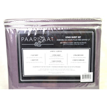 Load image into Gallery viewer, Paarizaat 200 Count Sheet Set Purple King
