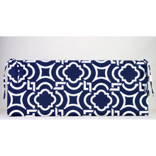 Load image into Gallery viewer, Pillow Perfect Indoor/Outdoor Carmody Bench Cushion Navy
