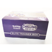 Load image into Gallery viewer, POKEMON CHILLING REIGN ELITE TRAINER BOX - OPEN - INCOMPLETE
