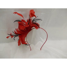 Load image into Gallery viewer, Precis Women&#39;s Feather Fascinator Headband Red-Clothing-Sale-Liquidation Nation
