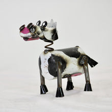 Load image into Gallery viewer, Recycled Metal Mini Spotted Cow
