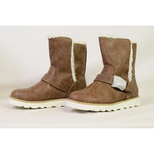 Load image into Gallery viewer, Revel Devin Fur Lined Motto Boots Chestnut 13
