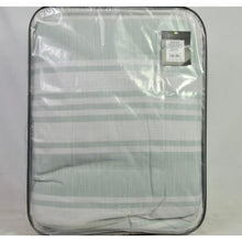 Load image into Gallery viewer, Room Essentials Mint Ash Stripe Comforter Set Queen
