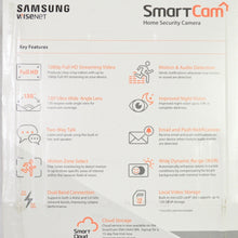 Load image into Gallery viewer, Samsung Wisenet SmartCam Indoor Security Camera SNH-V6431BN
