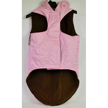 Load image into Gallery viewer, Scooter&#39;s Friends Puffy Dog Coat Pink Peony Size 30
