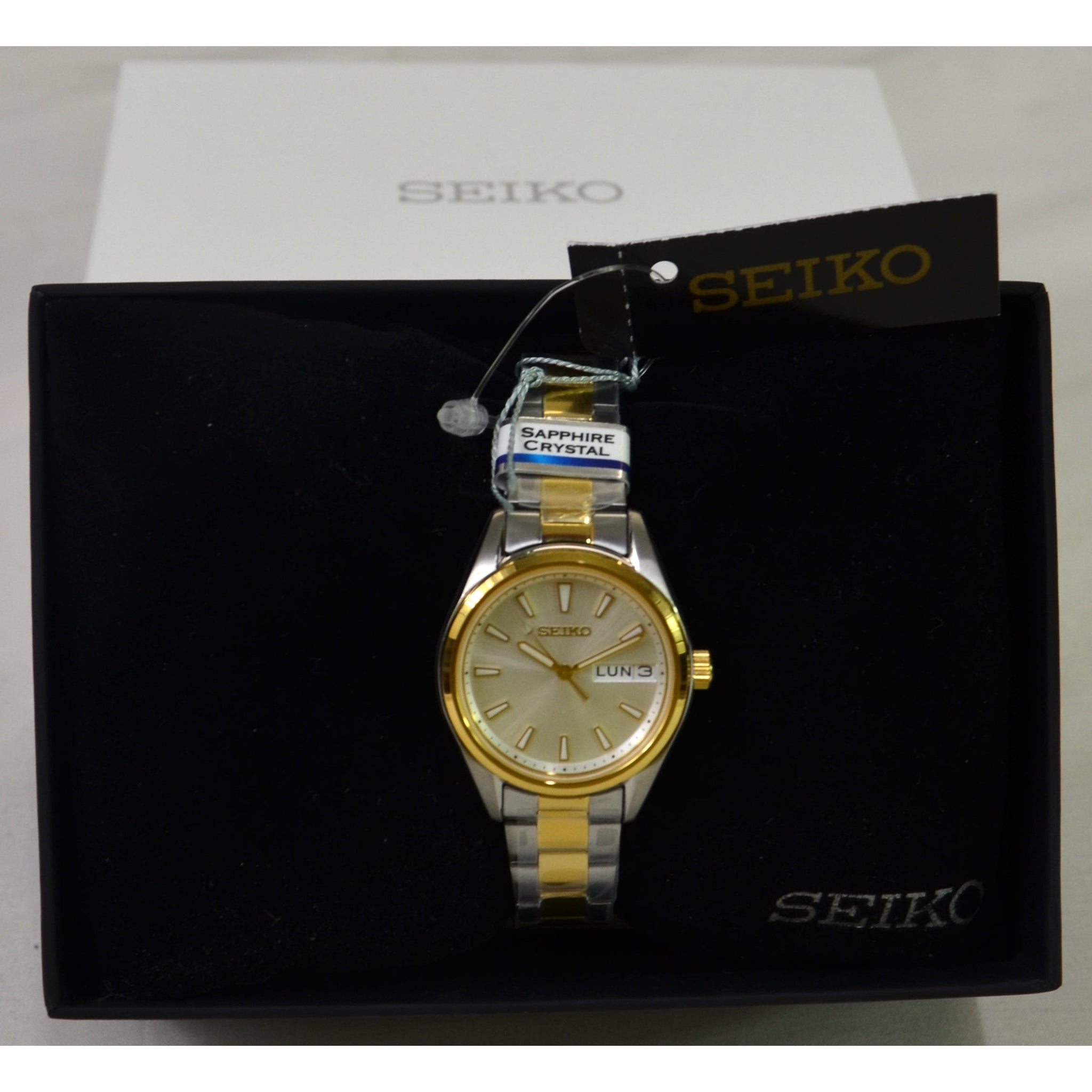 Seiko two tone ladies on sale watch