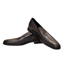 Load image into Gallery viewer, Bruno Magli Men&#39;s Raging Leather Slip On Loafers Shoes Brown 12M
