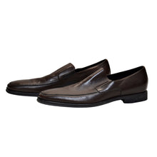 Load image into Gallery viewer, Bruno Magli Men&#39;s Raging Leather Slip On Loafers Shoes Brown 12M
