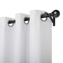 Load image into Gallery viewer, Silk Home Ecologee Total Blackout Curtain Panel 2 Panels 90&quot; White
