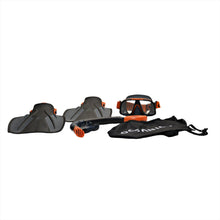 Load image into Gallery viewer, Oceanic Adult Snorkeling Set L/XL Black
