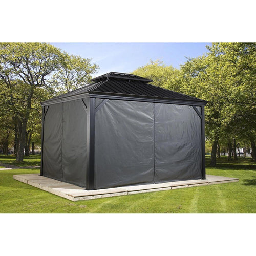 Sojag Gazebo Summer Curtains 12 x 20ft Grey