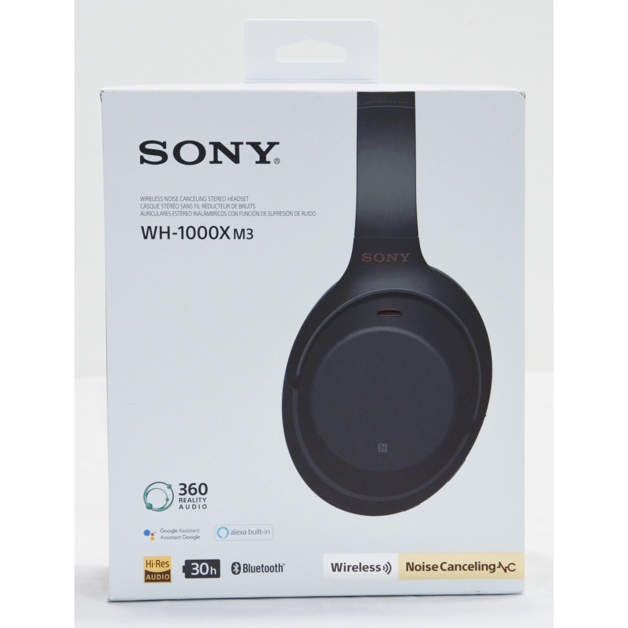 Sony Wireless Noise Cancelling Headphones - Black WH-1000XM3