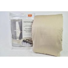 Load image into Gallery viewer, Splendor 1 Grommet Glide Pinch Pleat Lined Curtain Panel 108&quot; Sand

