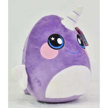 Load image into Gallery viewer, Squeezamals - Nellie Narwhal - Purple

